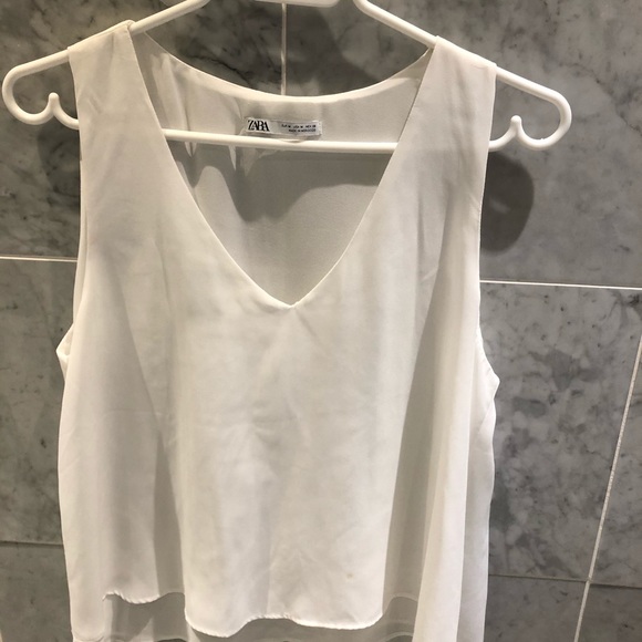 Zara Soft sleeveless top - Picture 1 of 6